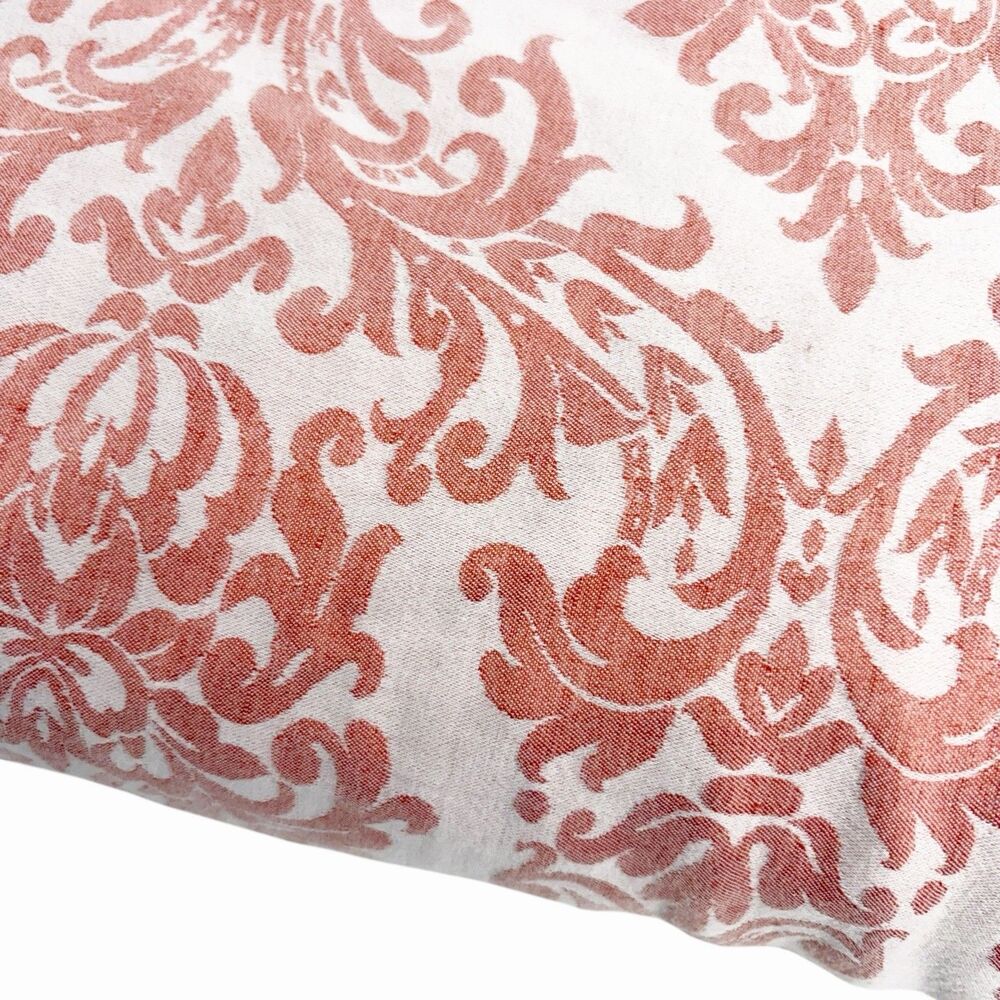 Williams Sonoma Brocade 55% Linen 45% Cotton Duvet Cover Twin Made In Portugal - Picture 4 of 12